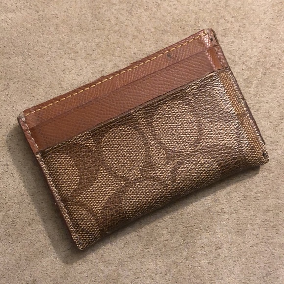 Coach Monogrammed Slim Card Case Wallet - Picture 2 of 16